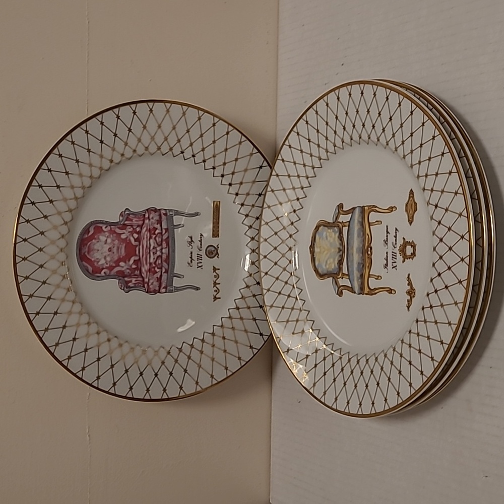 Set of 4 Limoges French Chairs Collection by EMAIL DE LIMOGES - Picture 16 of 16